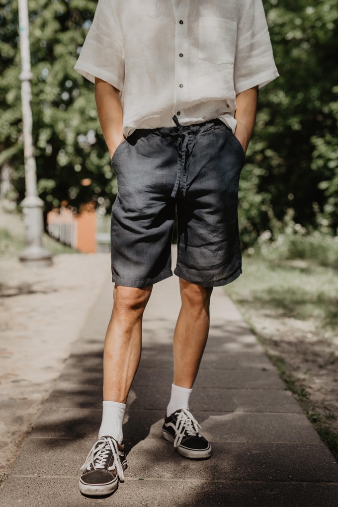 Classic linen shorts HERMES from AmourLinen