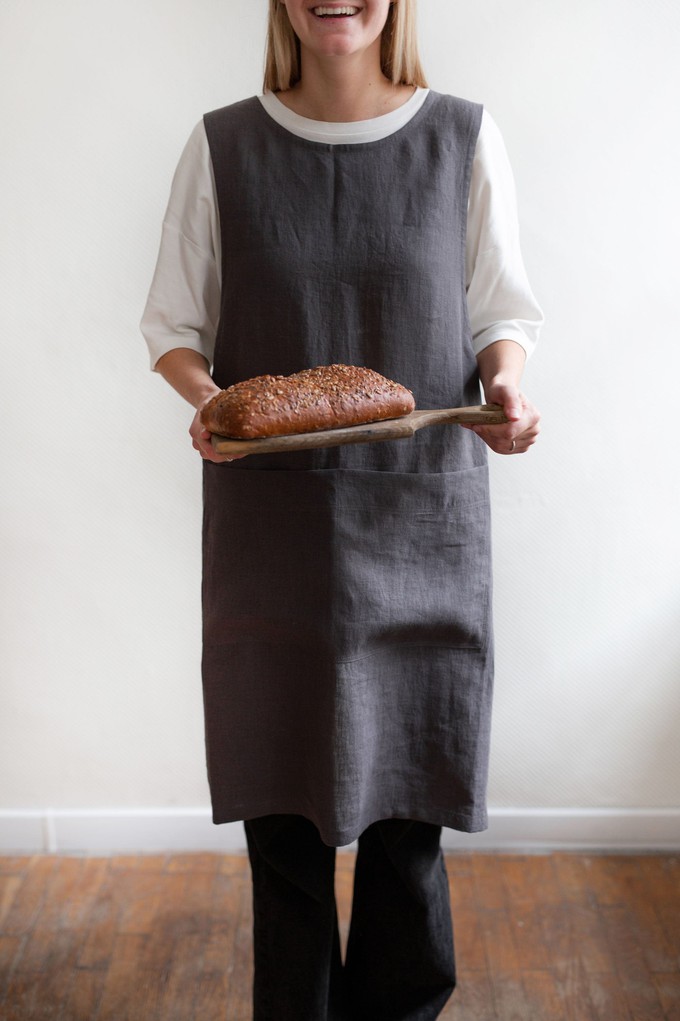 Pinafore linen apron from AmourLinen