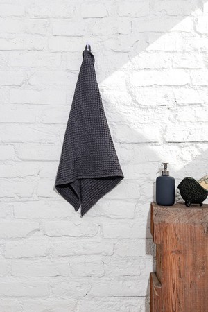 Waffle linen kitchen towel from AmourLinen