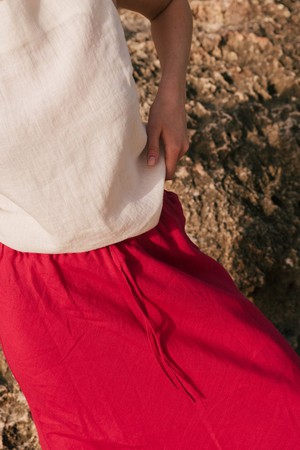 Ciara linen slip skirt from AmourLinen