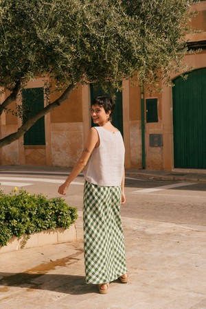 Ciara linen slip skirt from AmourLinen