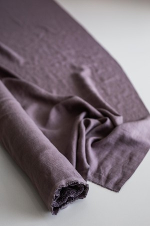 Dusty Lavender 95" / 240 cm linen fabric from AmourLinen