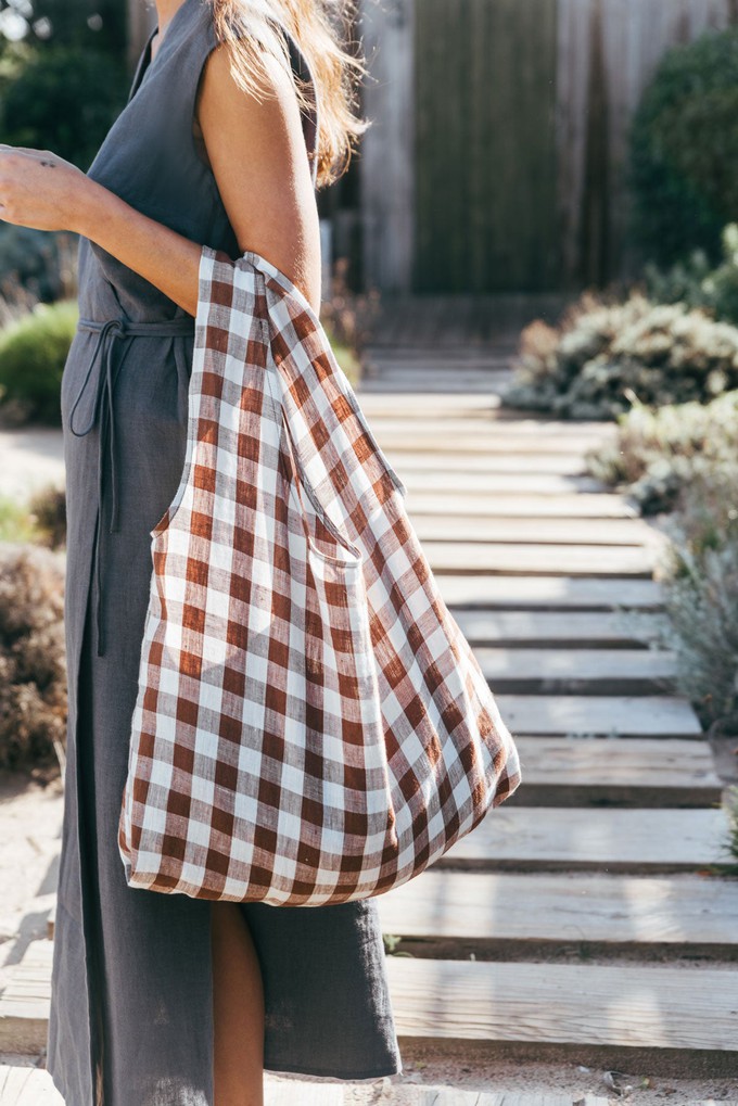 Linen tote bag from AmourLinen