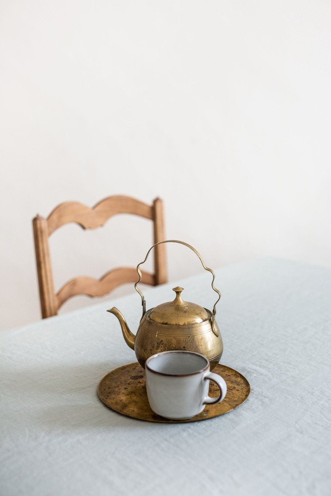 Linen tablecloth in Sage Green from AmourLinen