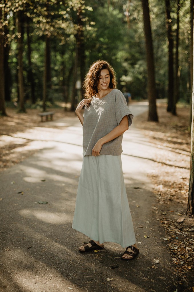 Wide linen pants ISABELLA from AmourLinen