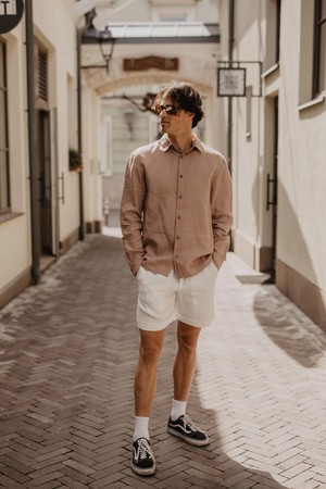 Classic linen shirt HECTOR from AmourLinen