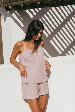 Sleeveless pyjama set NIGHT OWL from AmourLinen