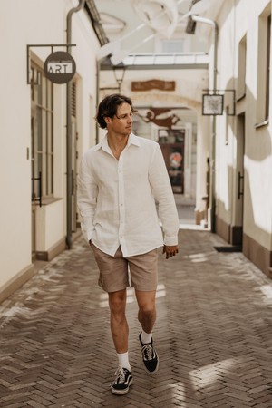 Classic linen shirt HECTOR from AmourLinen