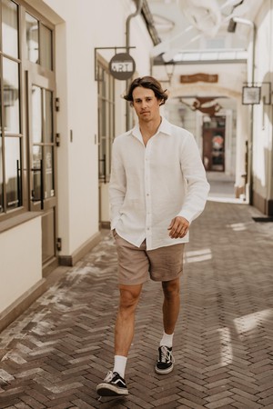 Linen shorts ARES from AmourLinen