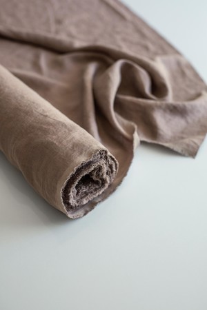 Rosy Brown 95" / 240 cm linen fabric from AmourLinen