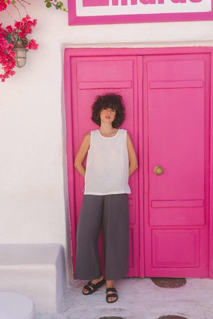 Wide linen pants ISABELLA from AmourLinen