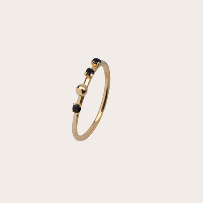 Cosima black spinel ring from Ana Dyla