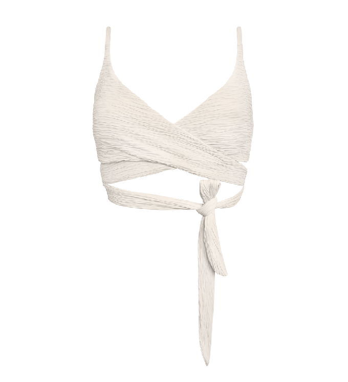 Jacquard Lin Bikini Top from Anekdot