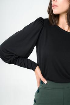 Black Freesia Top via avani apparel