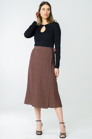 Skirt Azurite terracotta from avani apparel