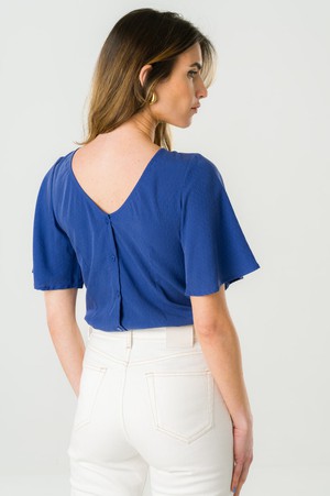 Reversible blouse Lys blue from avani apparel