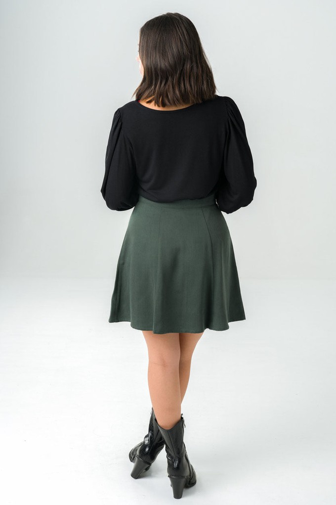 Green Parrotia Skirt from avani apparel