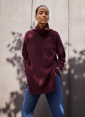 Asher Wool Blend Turtleneck Jumper from Baukjen