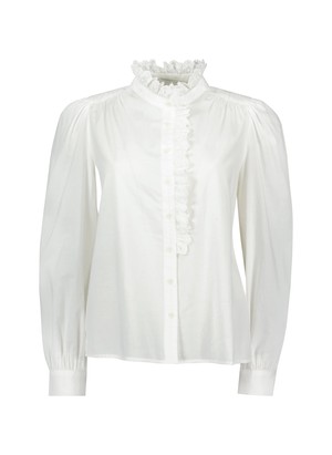 Milla Organic Cotton Broderie Detail Blouse from Baukjen