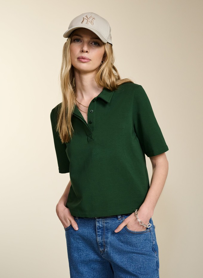 Margaret Regenerative Cotton Polo Tee from Baukjen