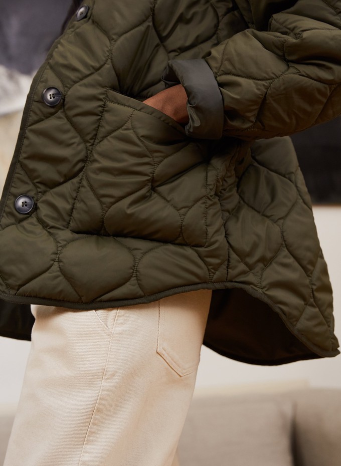 Maybury Recycled Quilted Coat from Baukjen