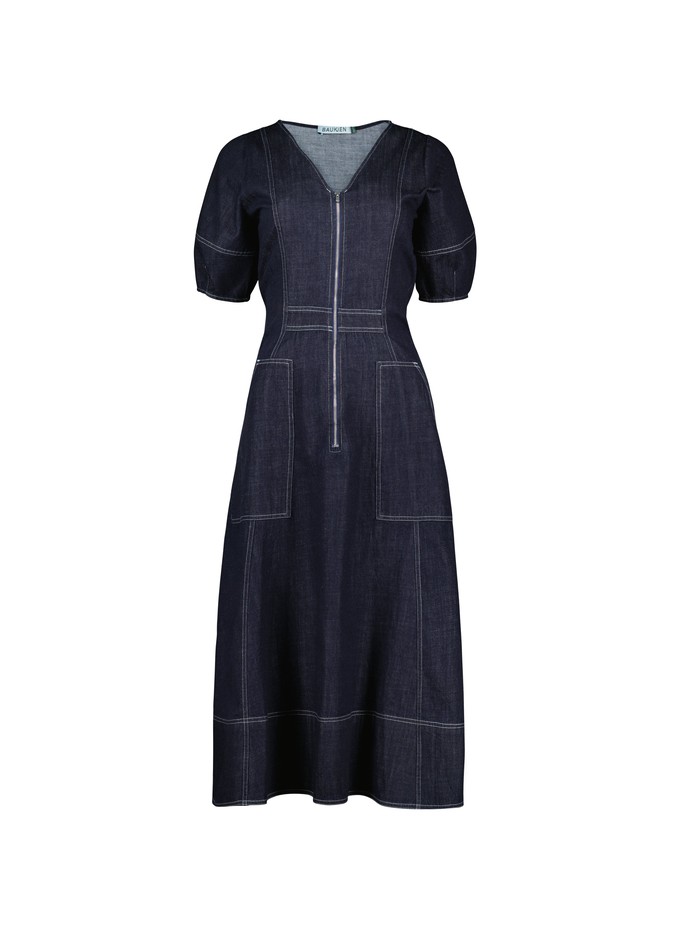 Coralie Organic Denim Dress from Baukjen