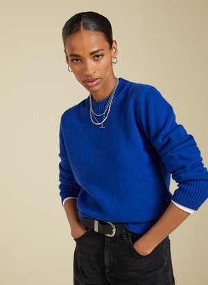 Zucca Wool Blend Crew Neck Jumper from Baukjen