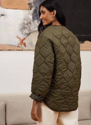 Maybury Recycled Quilted Coat from Baukjen