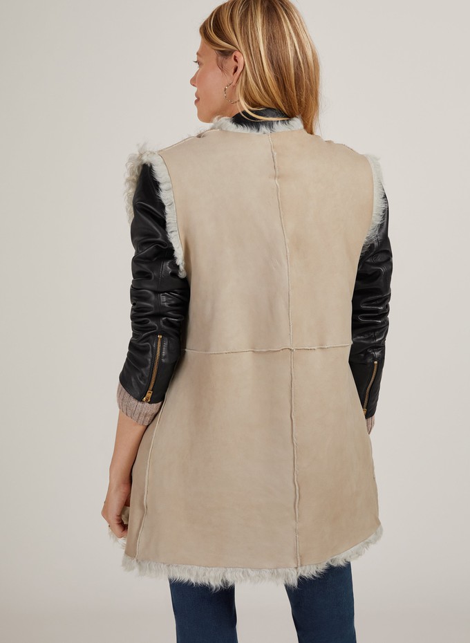 Ardi Shearling Gilet Vest from Baukjen