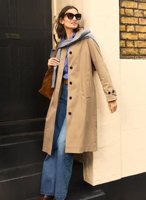 Hazel Organic Cotton Mac Coat from Baukjen