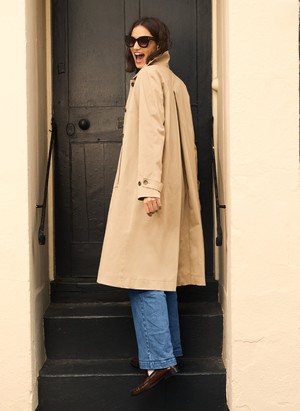 Hazel Organic Cotton Mac Coat from Baukjen