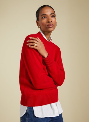 Zucca Wool Blend Crew Neck Jumper from Baukjen