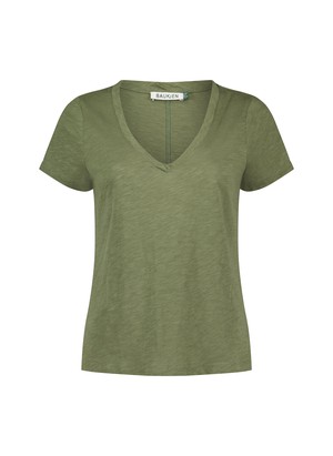 Baukjen Essentials Organic Cotton V-Neck Tee from Baukjen