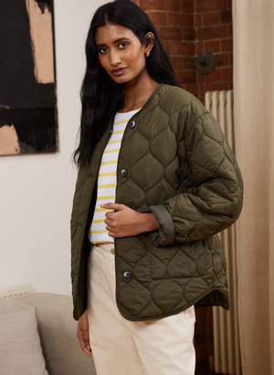 Maybury Recycled Quilted Coat from Baukjen