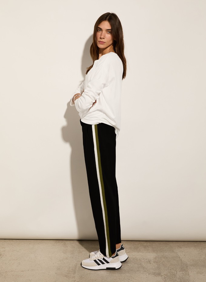 Petite Jay Side Stripe Tapered Trousers from Baukjen