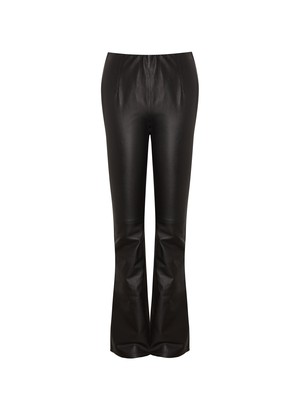 Salma Flare Leather Trousers from Baukjen