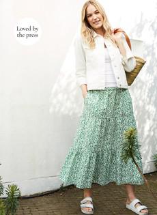 Harriet Organic Skirt via Baukjen