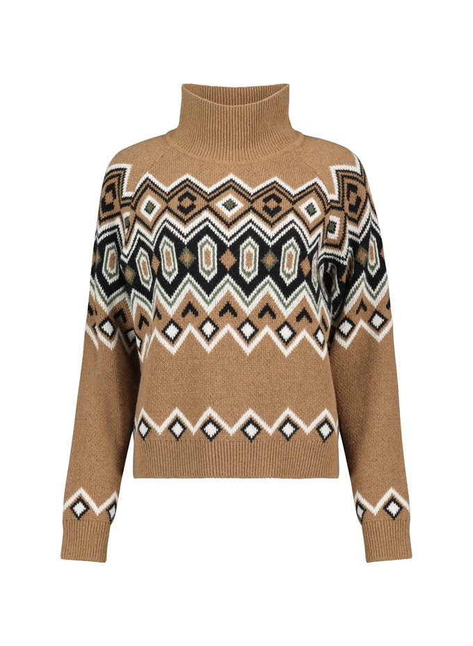 Harlow Wool Blend Intarsia Jumper from Baukjen