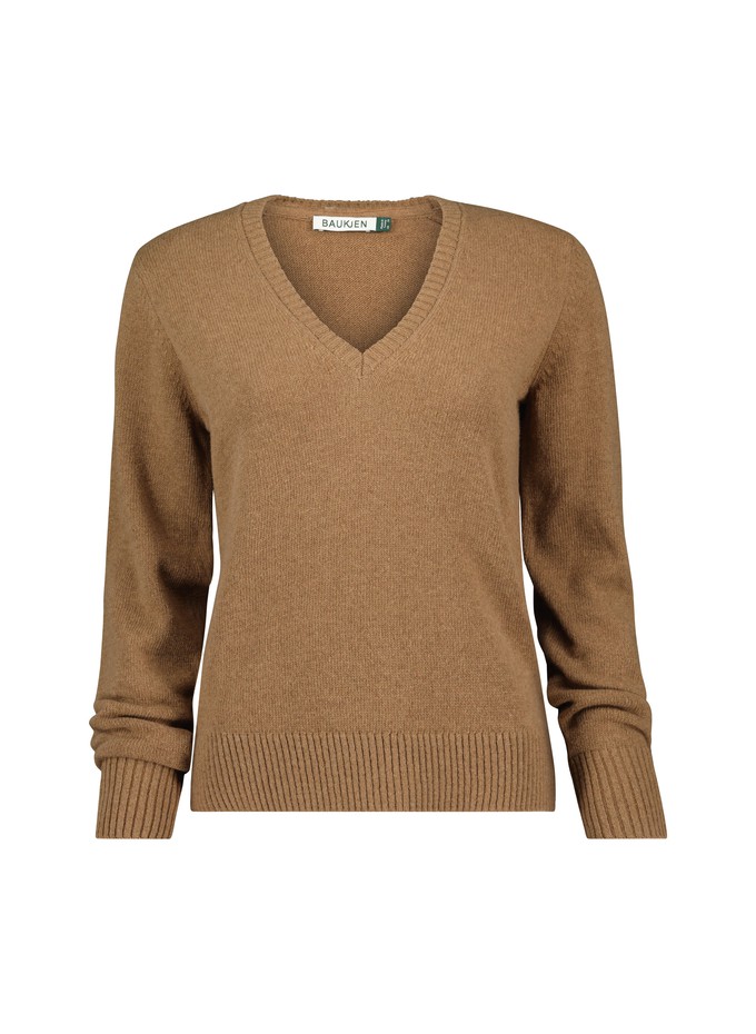 Emmeline Wool Blend V-Neck Jumper from Baukjen