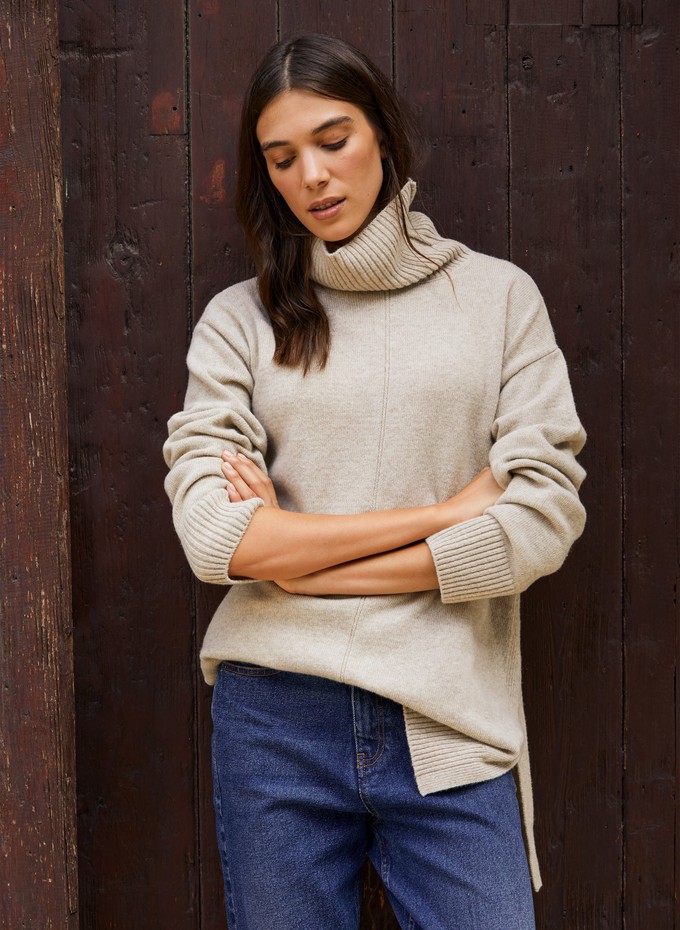 Asher Wool Blend Turtleneck Jumper from Baukjen