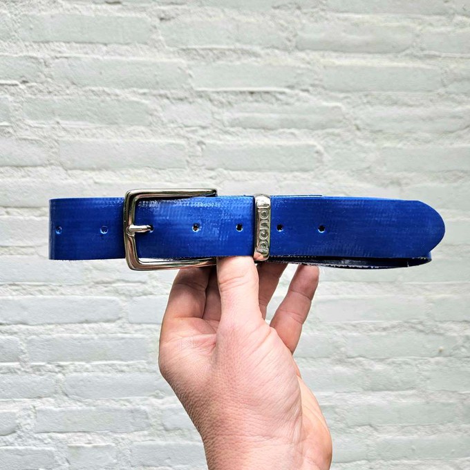 Joost – Upcycled Riem Blauw | Crafted with Farmers Heritage (3.5 cm) from BENDL