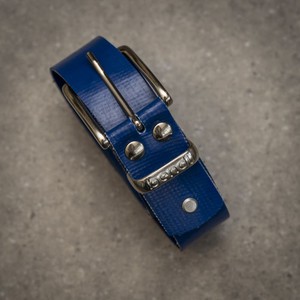 Joost – Upcycled Riem Blauw | Crafted with Farmers Heritage (3.5 cm) from BENDL