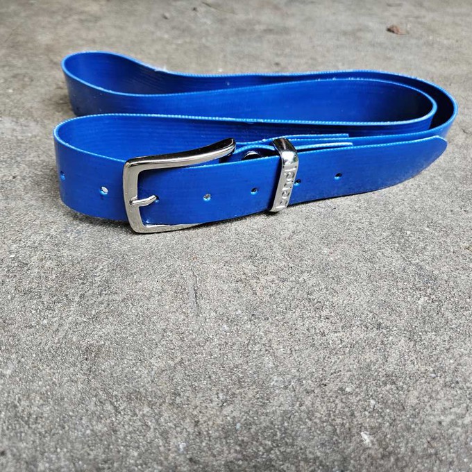 Joost – Upcycled Riem Blauw | Crafted with Farmers Heritage (3.5 cm) from BENDL