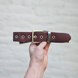 Upcycled brandslang riem | Bendl original Rusty Red  (4 cm) from BENDL