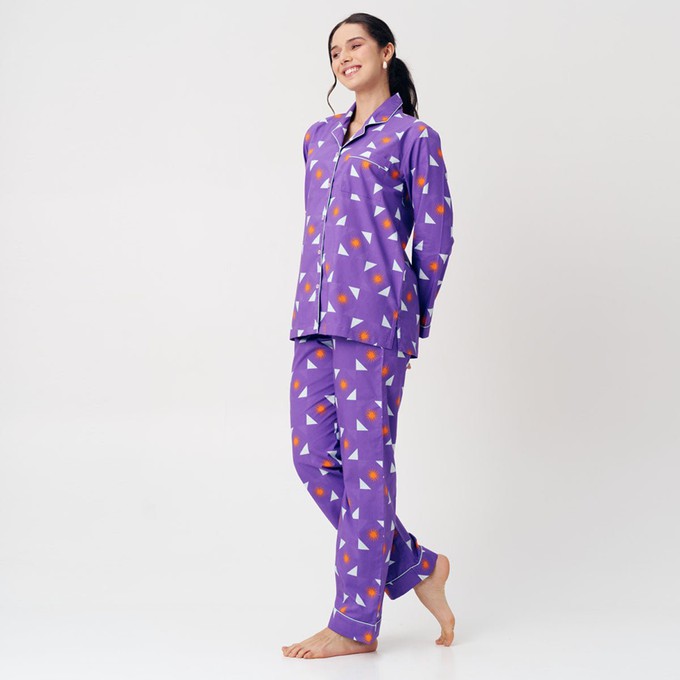 Purple haze pyjama set from Bhoomi