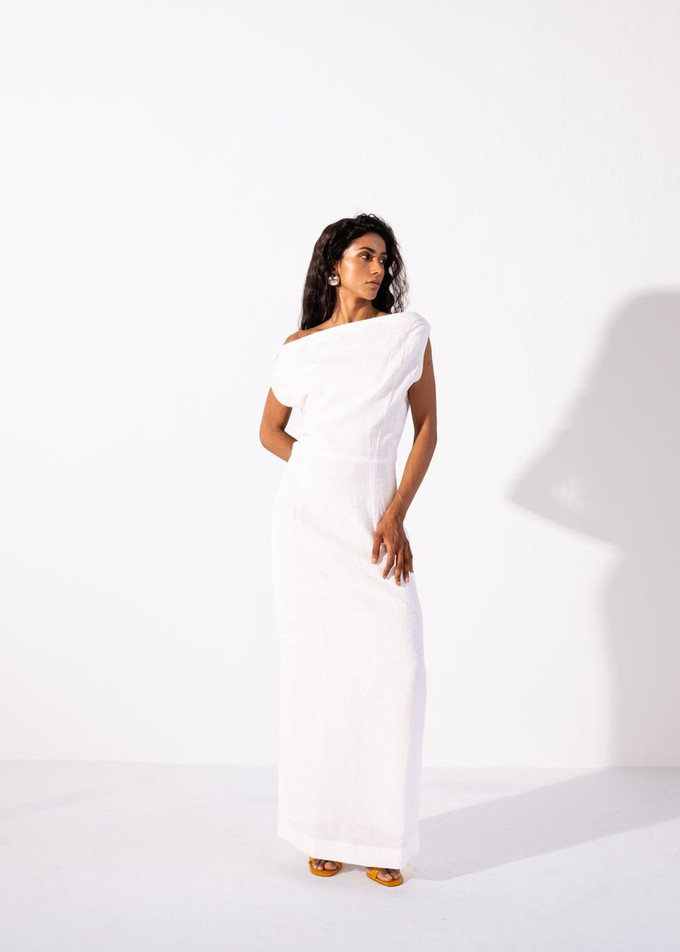 Sabine Dress White from Bhoomi