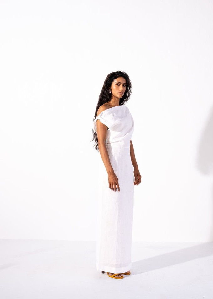 Sabine Dress White from Bhoomi