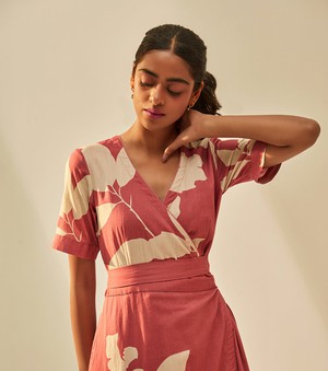 Ludo Wrap Dress from Bhoomi