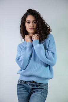 Celine Jumper Powder Blue via Bhoomi