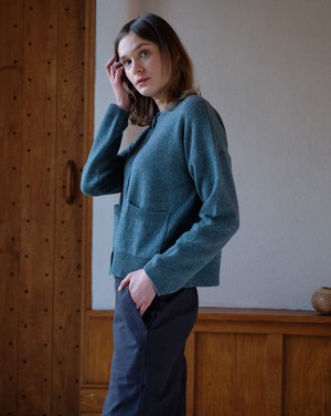 Mira Cropped Wool Cardigan from BIBICO